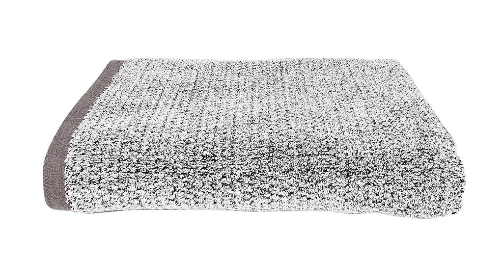 Everplush Diamond Jacquard 6 Pieces Bath Towel Set, Luxury Super Soft Oversized everplush Towels, Highly Absorbent Diamond Jacquard Quick Dry Bath Towel for Bathroom Grey Towel Set