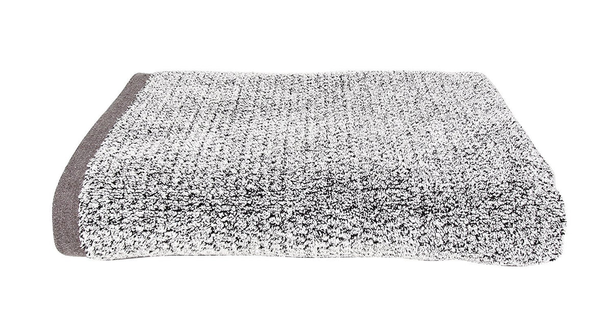 Everplush Diamond Jacquard 6 Pieces Bath Towel Set, Luxury Super Soft Oversized everplush Towels, Highly Absorbent Diamond Jacquard Quick Dry Bath Towel for Bathroom Grey Towel Set
