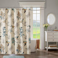 Madison Park Farmhouse Cotton Shower Curtain, 72"x72", Khaki