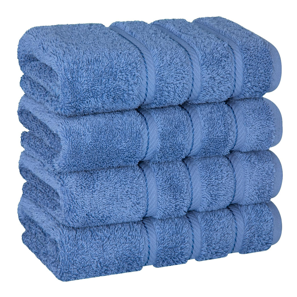 American Soft Linen 100% Cotton Luxury Turkish Towels, 4 PC Bath Towel Set