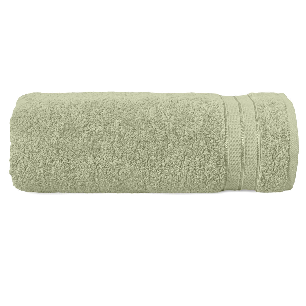 Elegant Comfort Luxury 6-Piece Towel Set, Premium Soft 100% Turkish Cotton, Three Line Popcorn Design 2 Bath Towels, 2 Hand Towels and 2 Washcloths Towel Set-Quick-Drying and Absorbent, Vibrant Orange