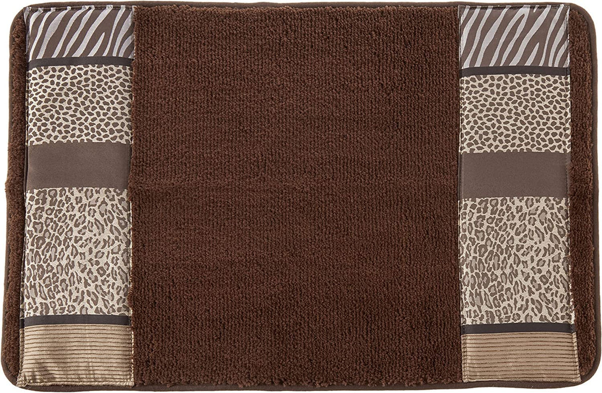 Zahari Home Spindle Modern Bathroom Towel Set - 3 Piece Bath, Hand, and Wash Towels - Classic Luxury Contemporary Decor - Beautiful Gold Unique Design Bath Ensemble