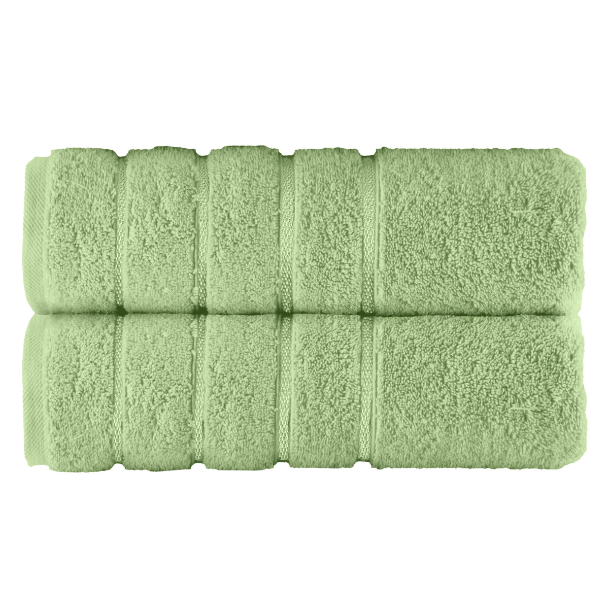 Elegant Comfort 4 Lines Viscose Stripe 6-Piece Premium Towel Set - 100% Turkish Cotton High Absorbent Luxury Bathroom Towels – Includes 2 Washcloths, 2 Hand Towels and 2 Bath Towels Set, Gold