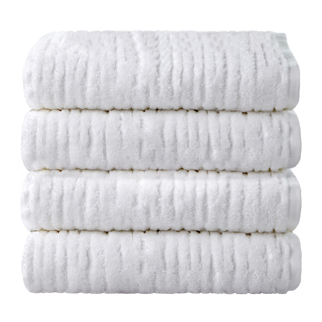 SKL Home CloudSoft Bath Towel Set, 6-Piece, 100% Cotton Luxury, Oatmeal
