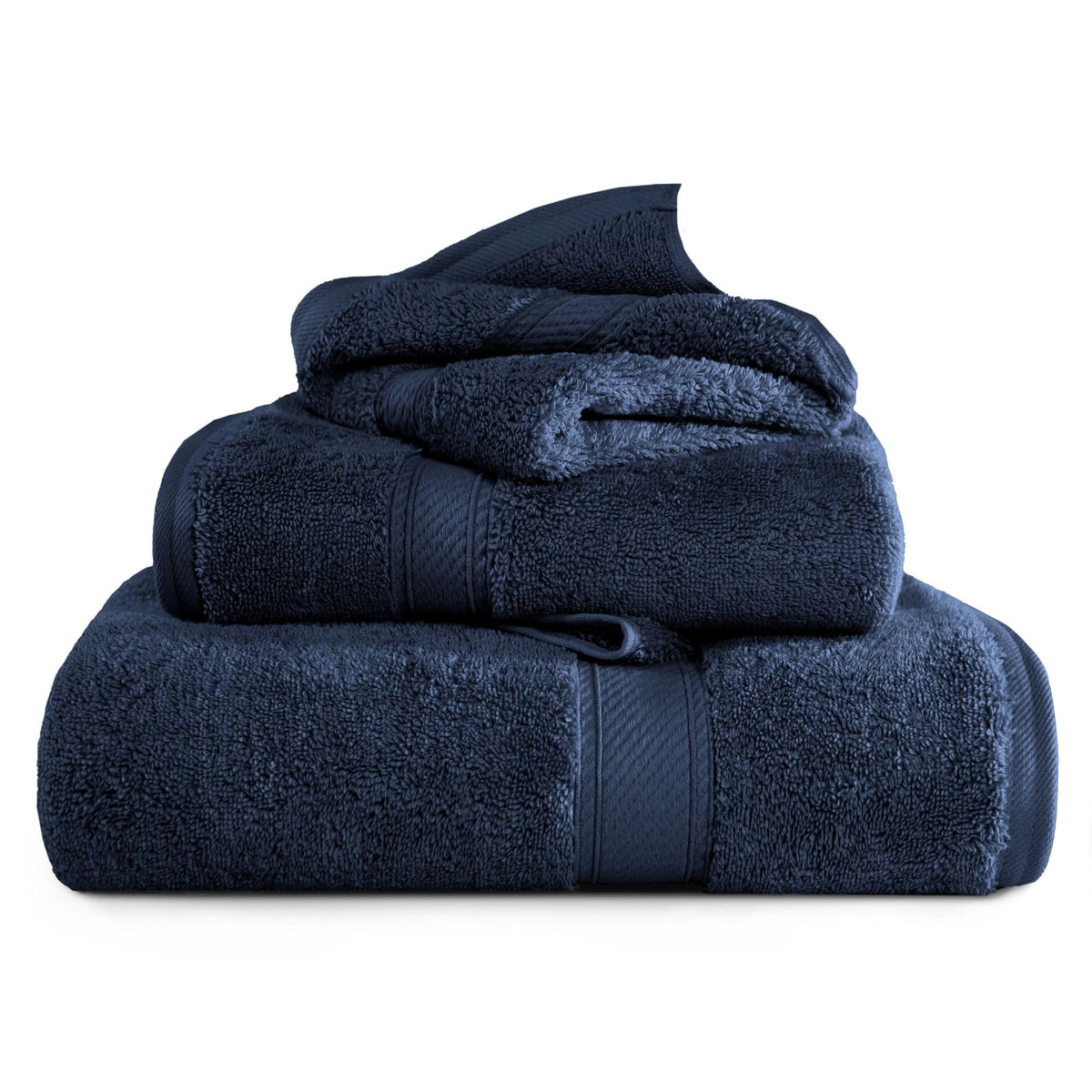 SUPERIOR Egyptian Cotton Plush & Absorbent, Hand Towel Set of 4, Cream