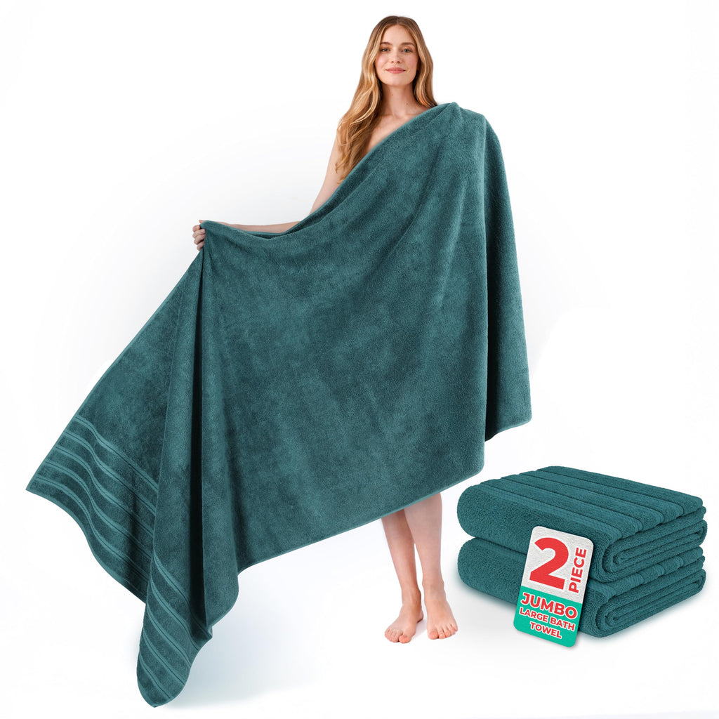 American Soft Linen 100% Cotton Luxury Turkish Towels, 4 PC Bath Towel Set