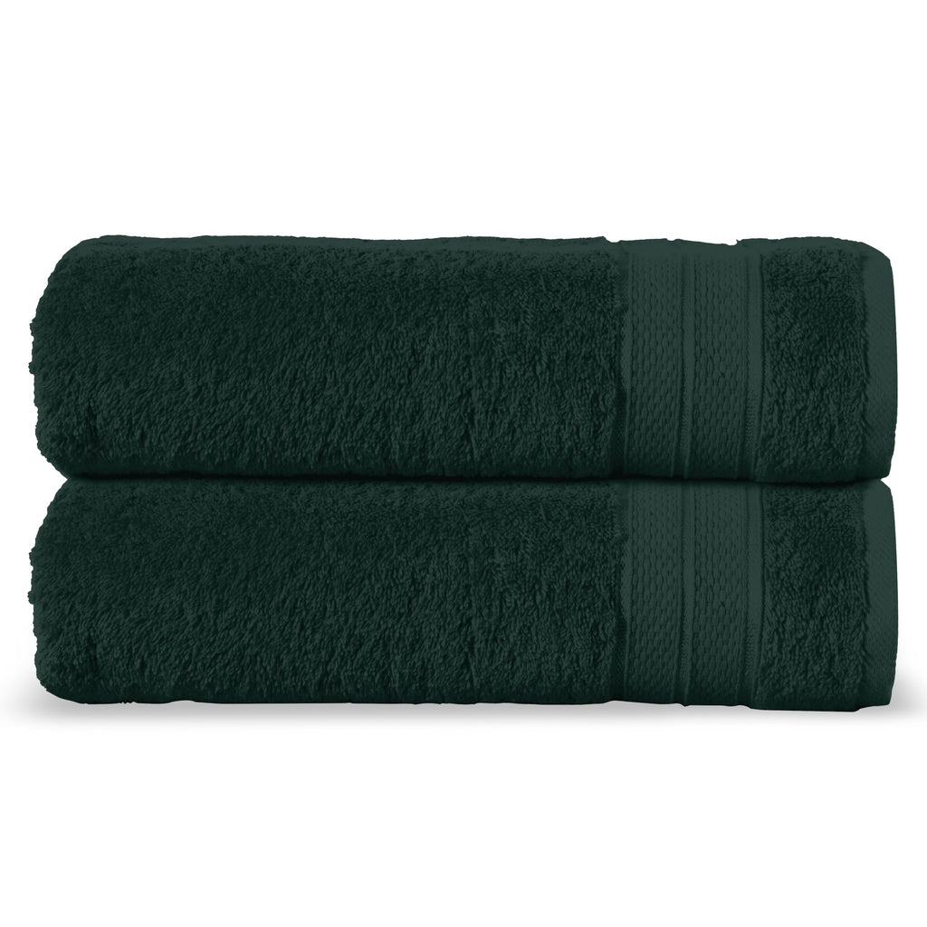 Elegant Comfort Luxury 6-Piece Towel Set, Premium Soft 100% Turkish Cotton, Three Line Popcorn Design 2 Bath Towels, 2 Hand Towels and 2 Washcloths Towel Set-Quick-Drying and Absorbent, Vibrant Orange