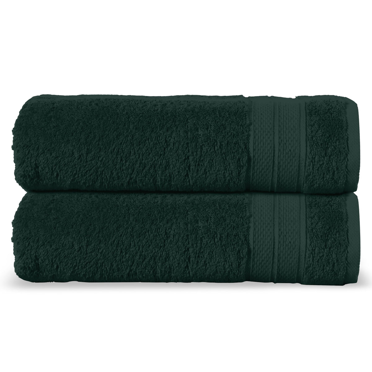 Elegant Comfort Luxury 6-Piece Towel Set, Premium Soft 100% Turkish Cotton, Three Line Popcorn Design 2 Bath Towels, 2 Hand Towels and 2 Washcloths Towel Set-Quick-Drying and Absorbent, Vibrant Orange