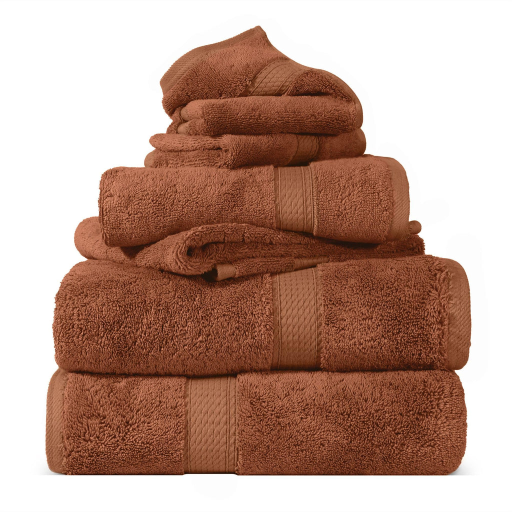 SUPERIOR Egyptian Cotton Plush & Absorbent, Hand Towel Set of 4, Cream
