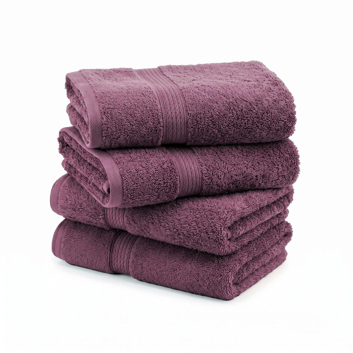 SUPERIOR Egyptian Cotton Plush & Absorbent, Hand Towel Set of 4, Cream