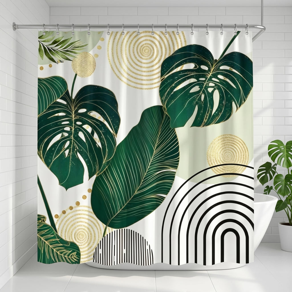 Halloween Shower Curtain Spooky Bathroom Cute Funny Shower Curtains Ghost Shower Curtain 72x72 Inch Waterproof Polyester Insulated Home Decor Set Halloween Bathroom Decor