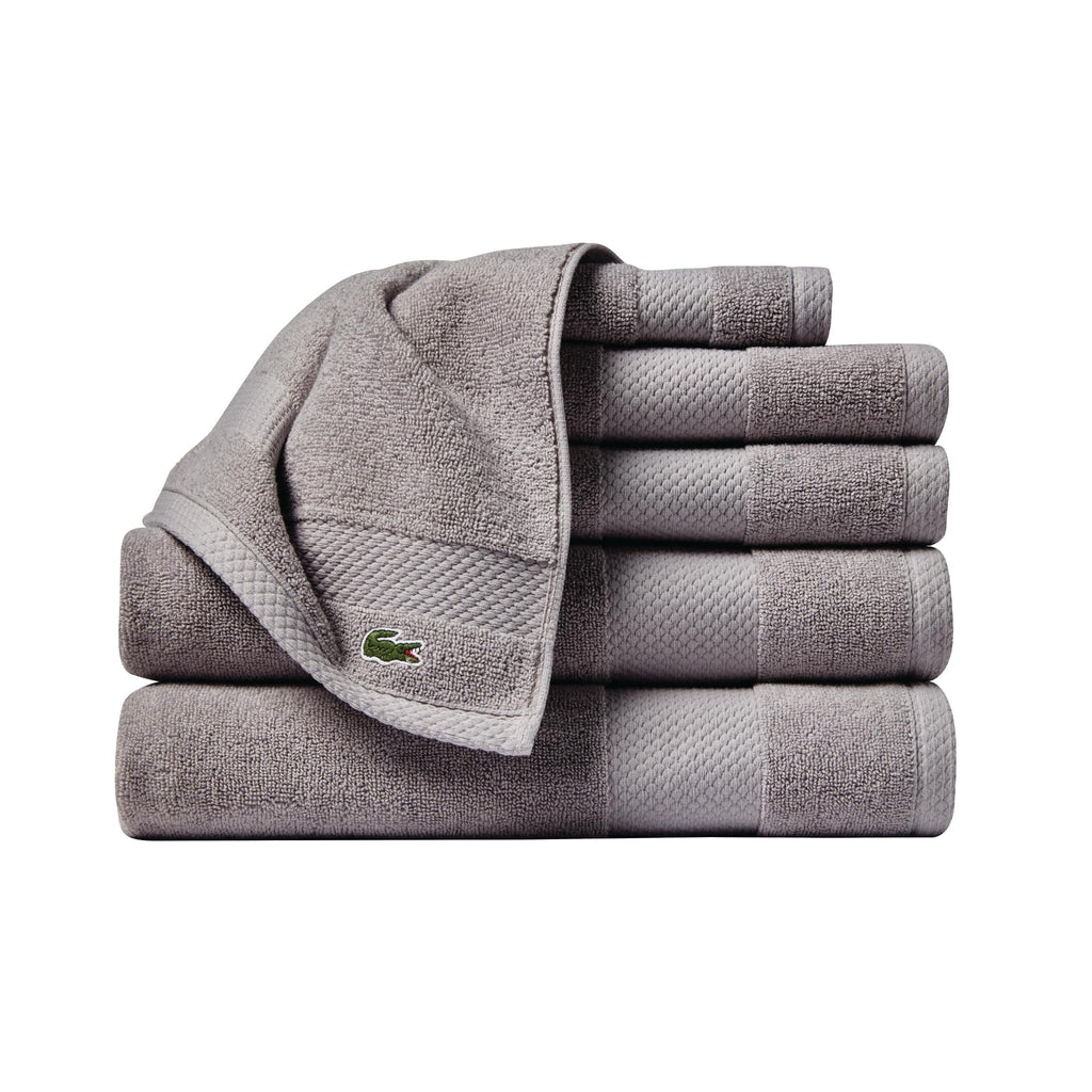 Lacoste Heritage 100% Supima Cotton Bath Towel 30" x 54", Celestial