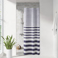 Madison Park Spa Waffle Shower Curtain for Bathroom, 72 x 72, Indigo Blue