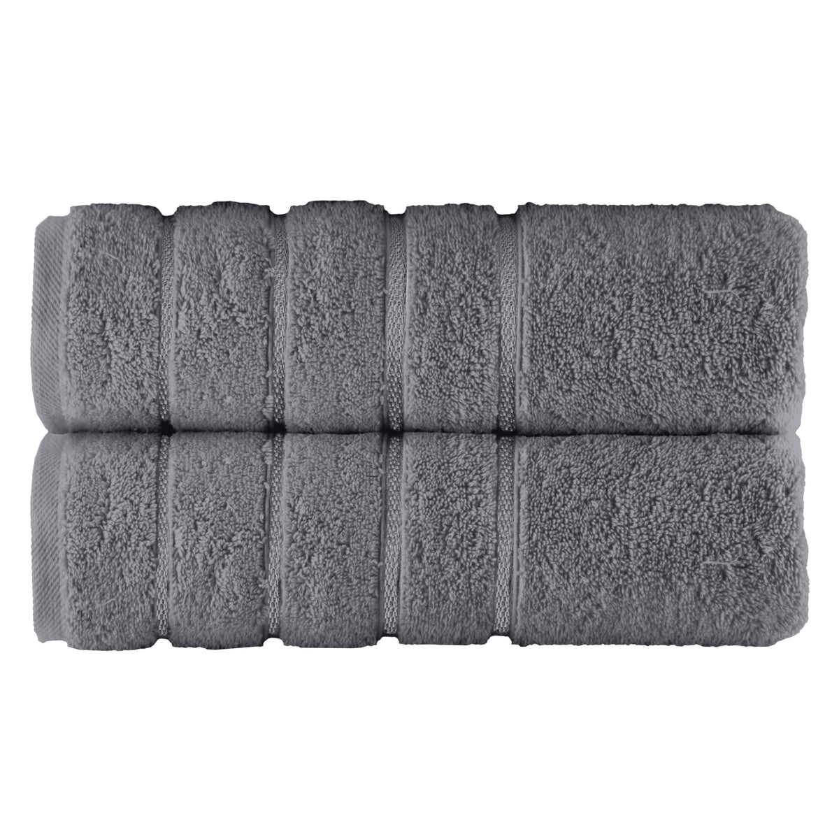 Elegant Comfort 4 Lines Viscose Stripe 6-Piece Premium Towel Set - 100% Turkish Cotton High Absorbent Luxury Bathroom Towels – Includes 2 Washcloths, 2 Hand Towels and 2 Bath Towels Set, Gold