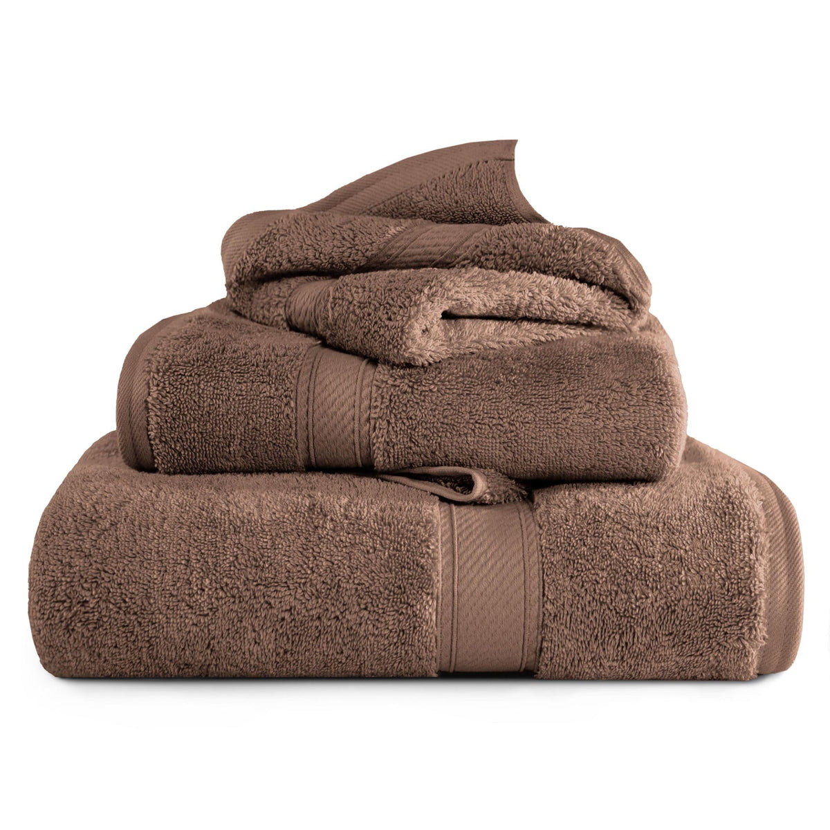 SUPERIOR Egyptian Cotton Plush & Absorbent, Hand Towel Set of 4, Cream