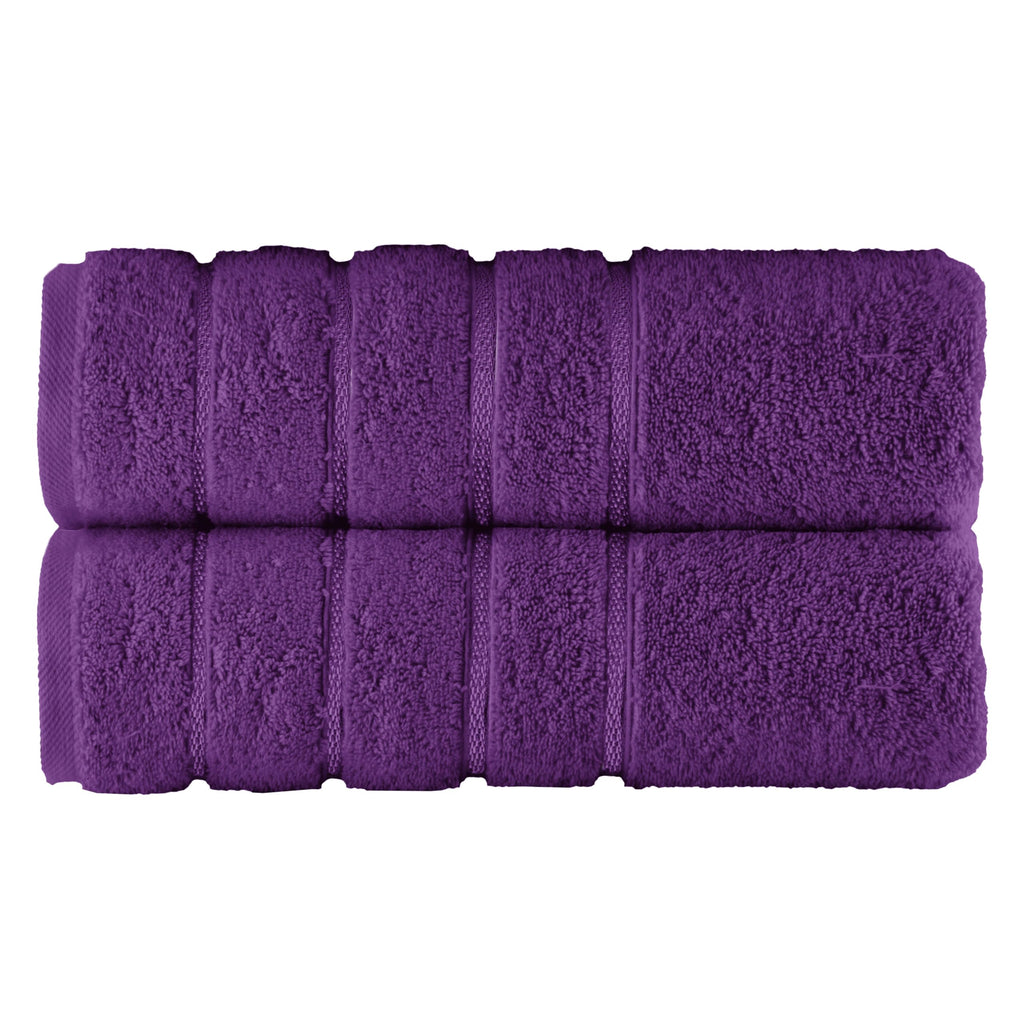 Elegant Comfort 4 Lines Viscose Stripe 6-Piece Premium Towel Set - 100% Turkish Cotton High Absorbent Luxury Bathroom Towels – Includes 2 Washcloths, 2 Hand Towels and 2 Bath Towels Set, Gold