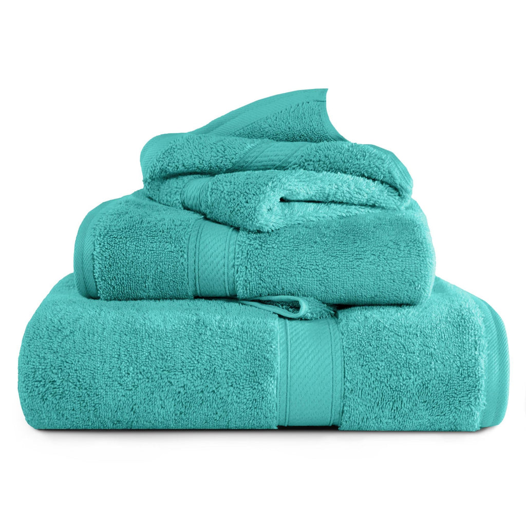 SUPERIOR Egyptian Cotton Plush & Absorbent, Hand Towel Set of 4, Cream