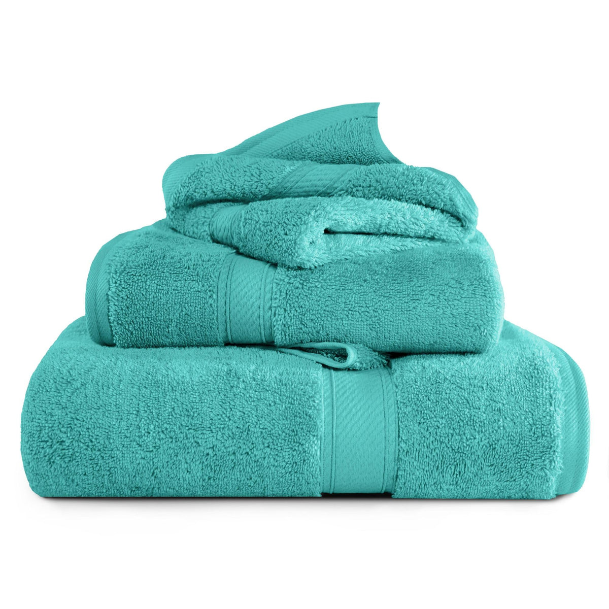 SUPERIOR Egyptian Cotton Plush & Absorbent, Hand Towel Set of 4, Cream