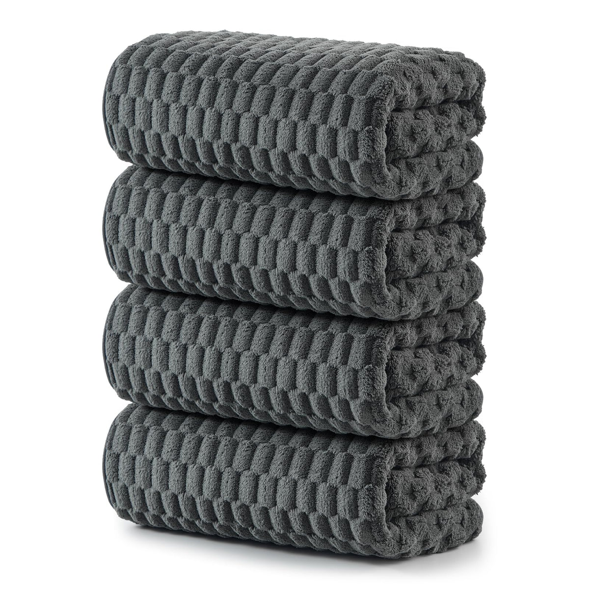 REDKISS 4 Pack Microfiber Bath Towels, Quick Dry, Super Soft, 27"x55"