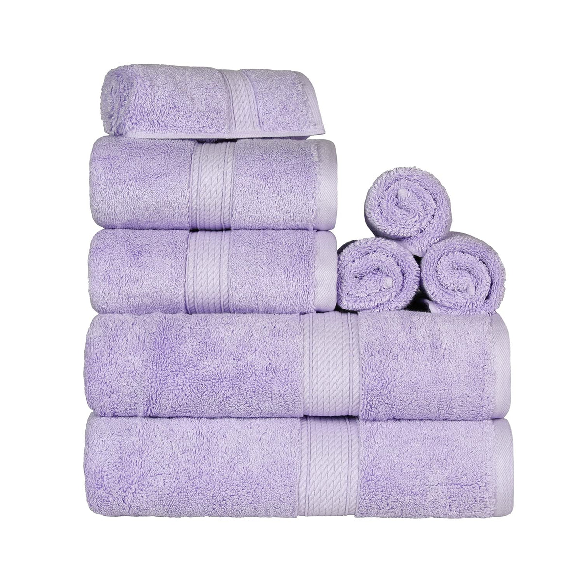 SUPERIOR Egyptian Cotton Plush & Absorbent, Hand Towel Set of 4, Cream
