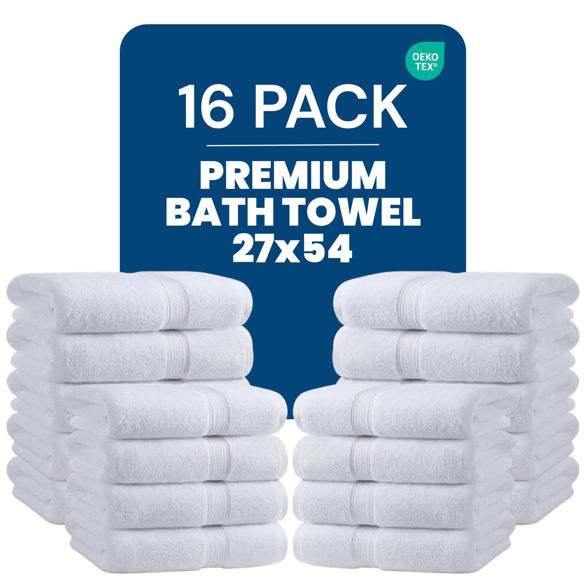 Utopia Towels 4 Pack Premium Bath Towels, 27x54 in, 600 GSM Cotton Grey