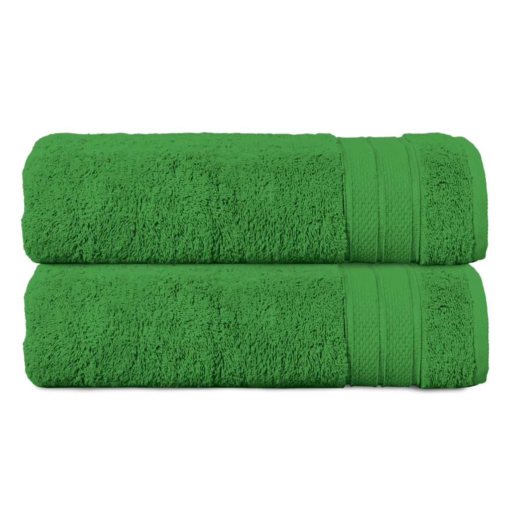 Elegant Comfort Luxury 6-Piece Towel Set, Premium Soft 100% Turkish Cotton, Three Line Popcorn Design 2 Bath Towels, 2 Hand Towels and 2 Washcloths Towel Set-Quick-Drying and Absorbent, Vibrant Orange
