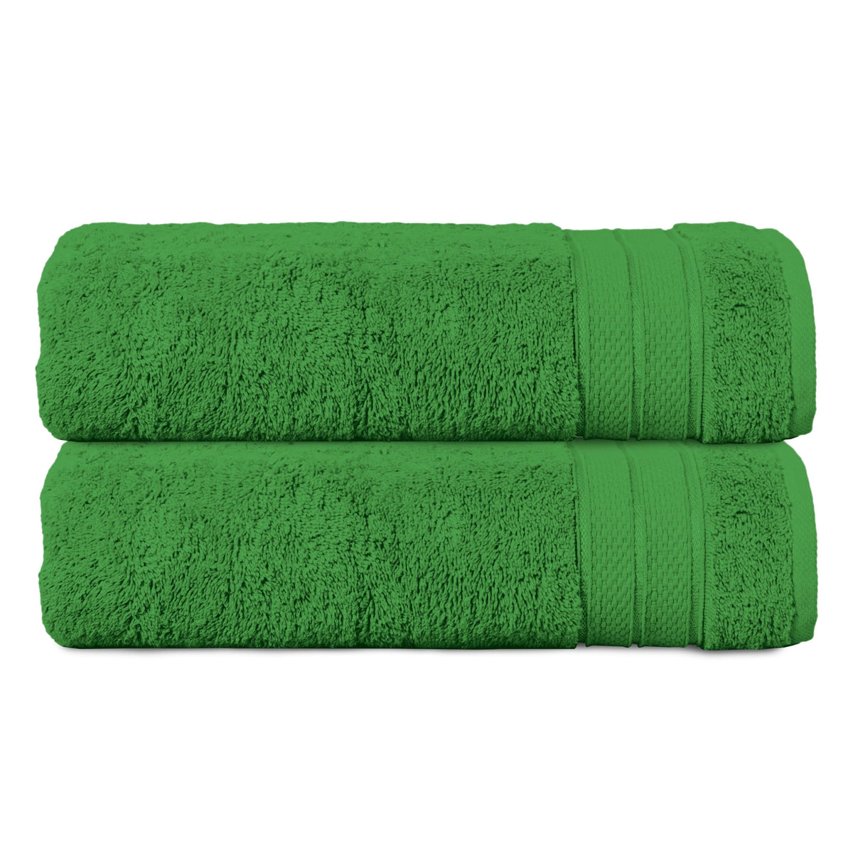 Elegant Comfort Luxury 6-Piece Towel Set, Premium Soft 100% Turkish Cotton, Three Line Popcorn Design 2 Bath Towels, 2 Hand Towels and 2 Washcloths Towel Set-Quick-Drying and Absorbent, Vibrant Orange