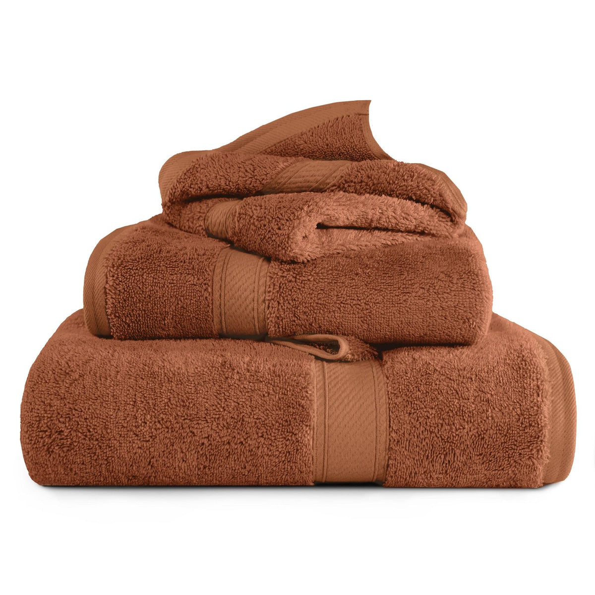 SUPERIOR Egyptian Cotton Plush & Absorbent, Hand Towel Set of 4, Cream