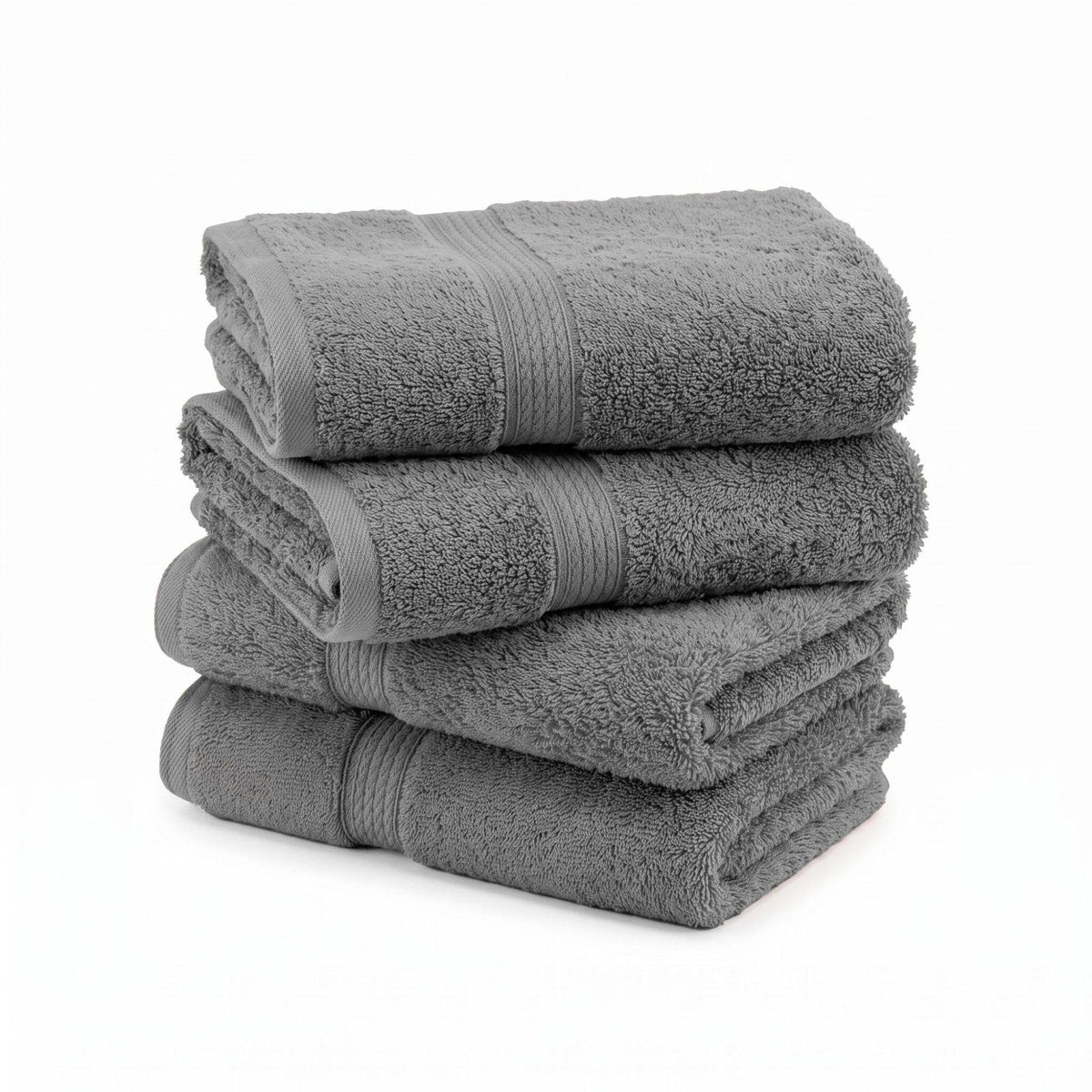 SUPERIOR Egyptian Cotton Plush & Absorbent, Hand Towel Set of 4, Cream