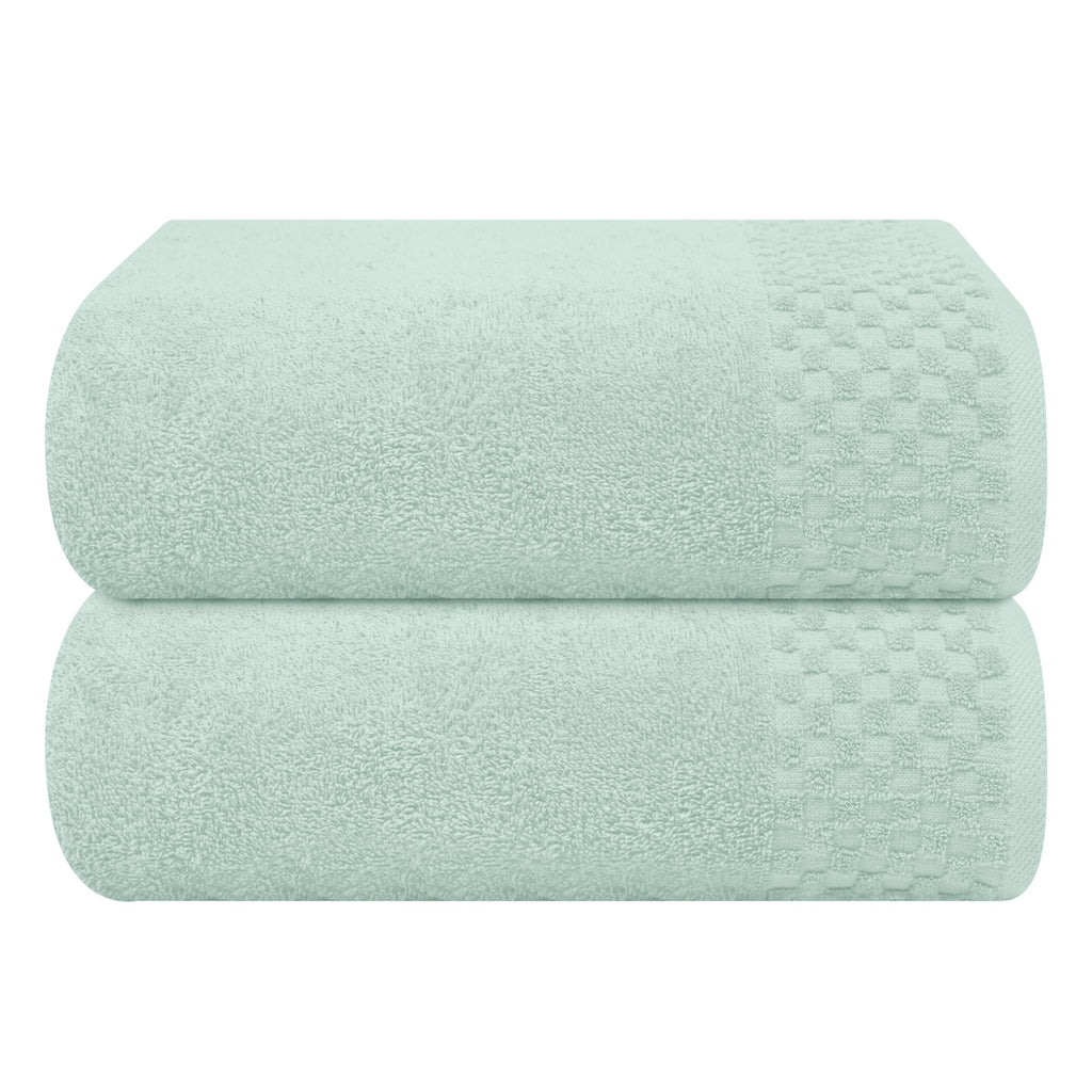 MyOwn Premium Cotton 6 Pack Towel Set for Bathroom, Contains 2 Bath Towels 28x55 inch, 2 Hand Towels 16x24 inch & 2 Wash Coths 12x12 inch, Ideal Everyday use, Compact & Lightweight - Black