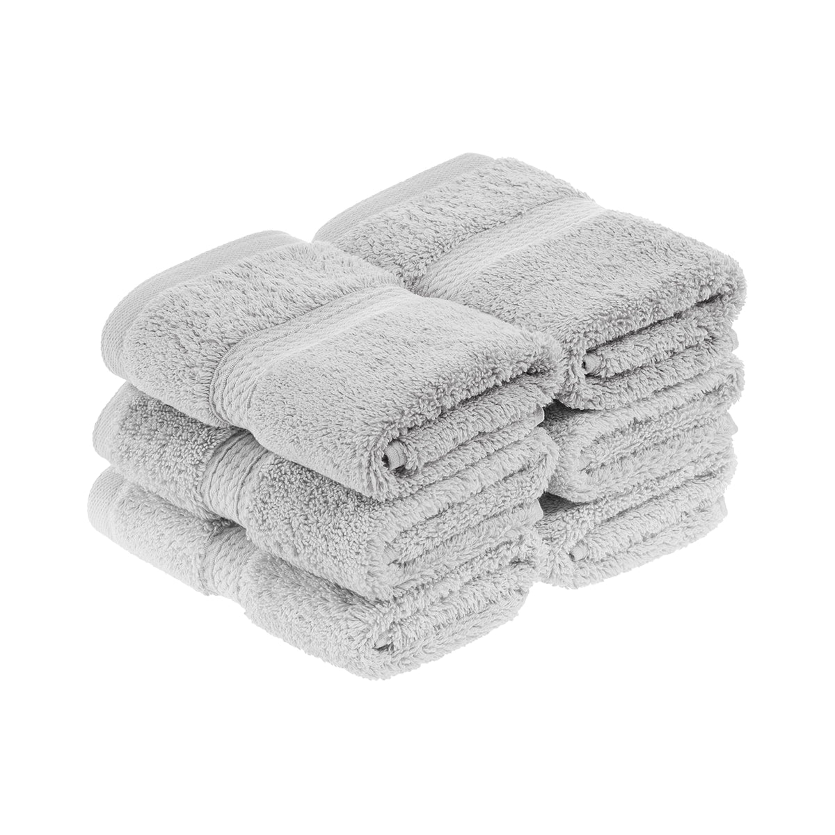 SUPERIOR Egyptian Cotton Plush & Absorbent, Hand Towel Set of 4, Cream