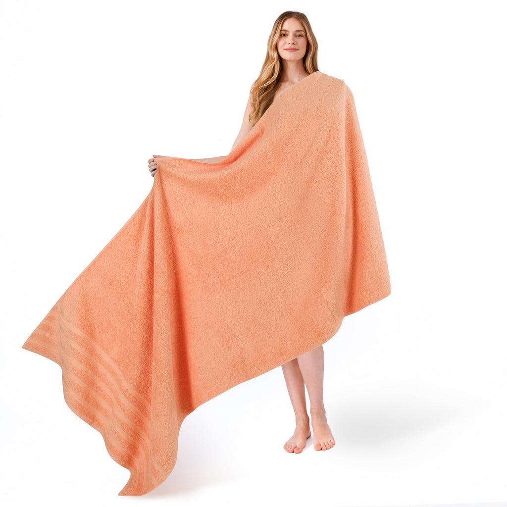 American Soft Linen 100% Cotton Luxury Turkish Towels, 4 PC Bath Towel Set