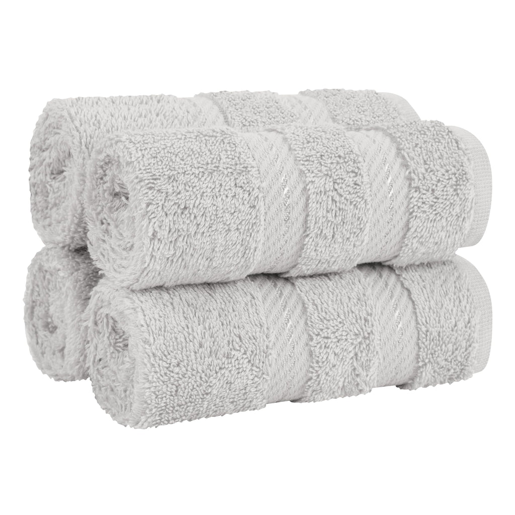 American Soft Linen 100% Cotton Luxury Turkish Towels, 4 PC Bath Towel Set