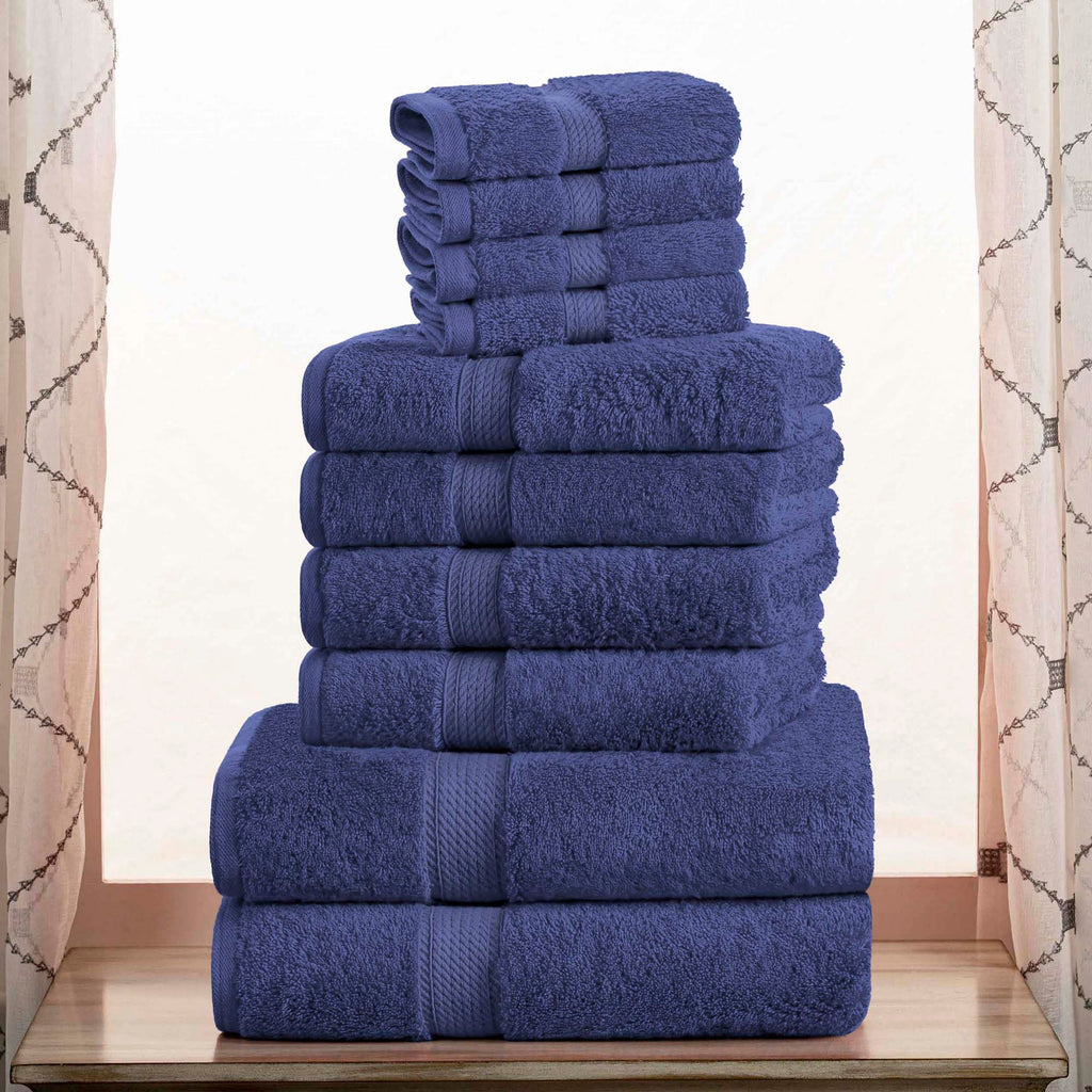 SUPERIOR Egyptian Cotton Plush & Absorbent, Hand Towel Set of 4, Cream