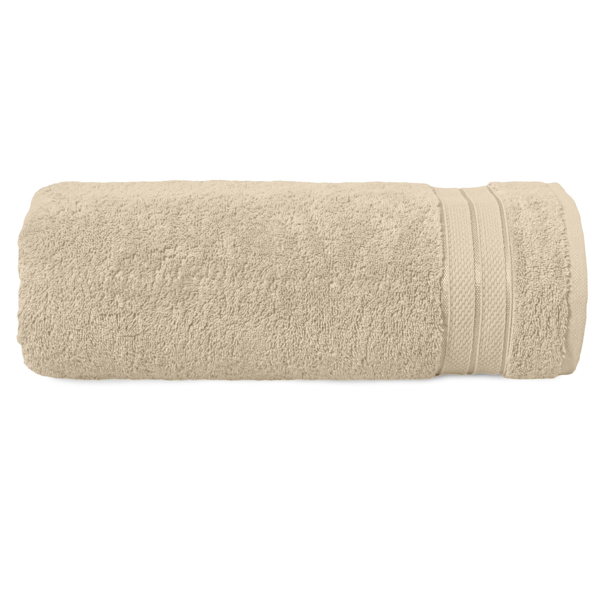 Elegant Comfort Luxury 6-Piece Towel Set, Premium Soft 100% Turkish Cotton, Three Line Popcorn Design 2 Bath Towels, 2 Hand Towels and 2 Washcloths Towel Set-Quick-Drying and Absorbent, Vibrant Orange