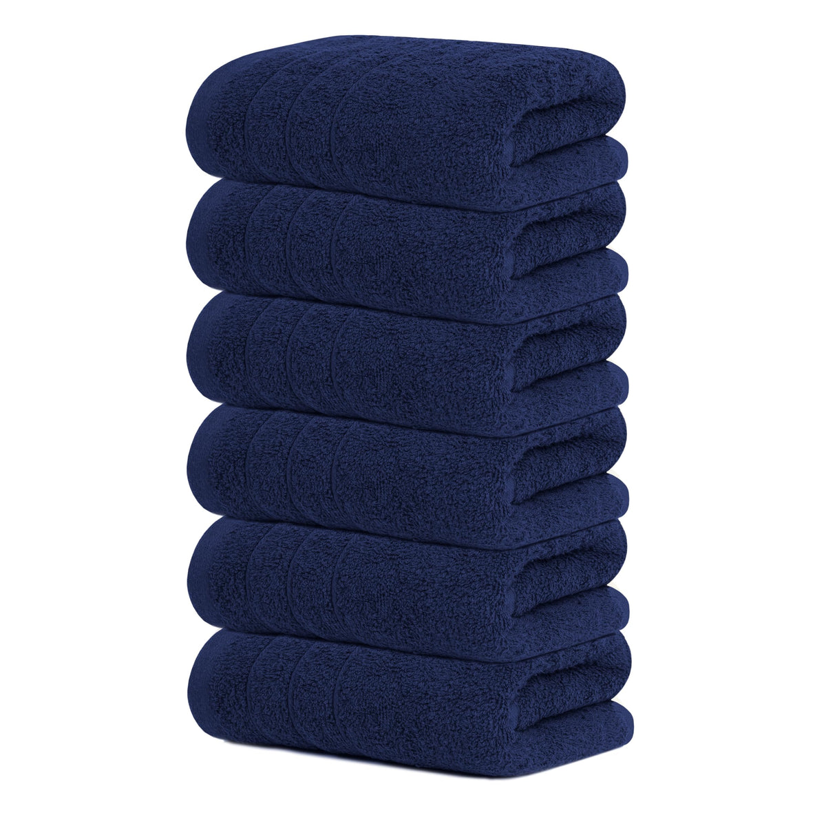 Tens Towels 6 Piece Hand Towels Set 16 x 28 Inches, Beige