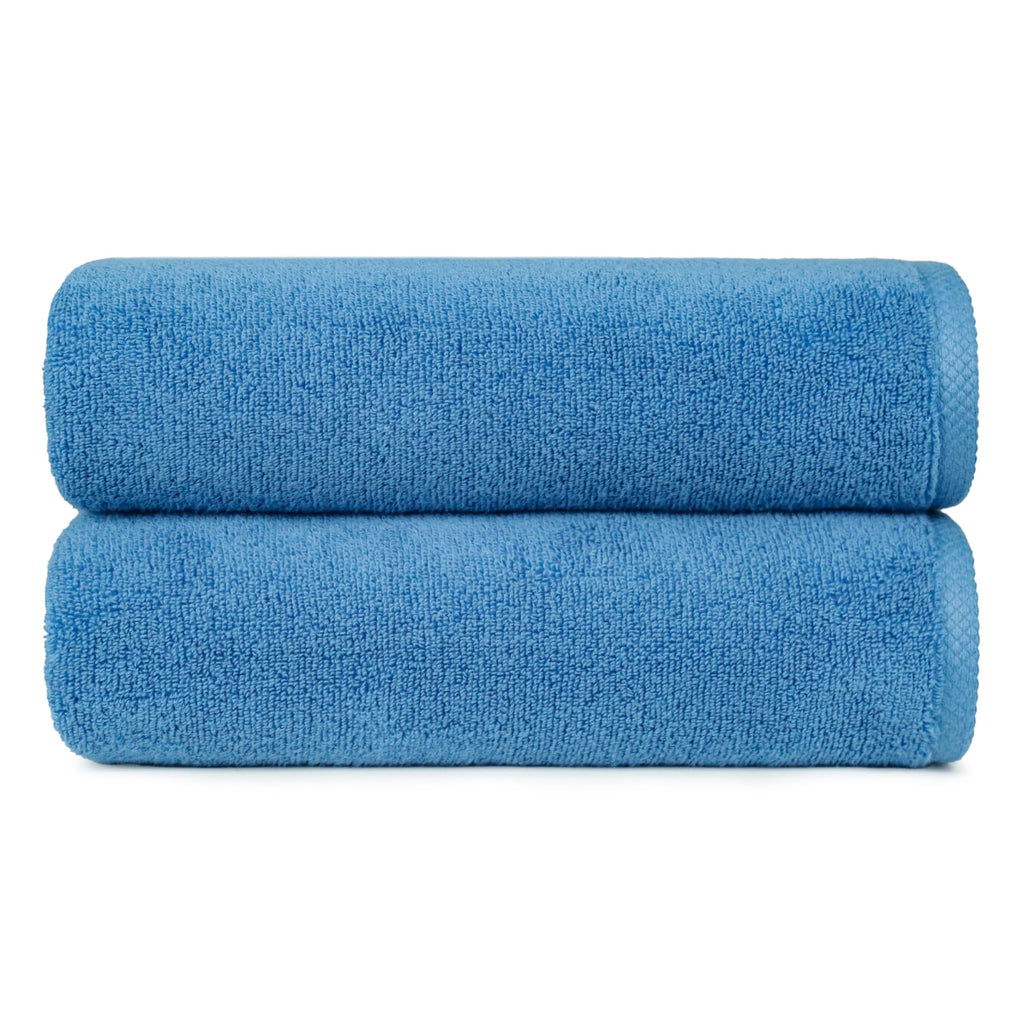 Amazon Basics Lightweight Quick-Dry Hand Towels, 100% Cotton, 28" x 16", Seafoam Green, 8-Pack