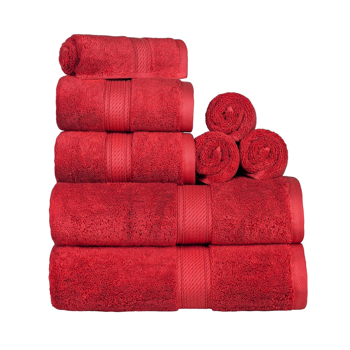 SUPERIOR Egyptian Cotton Plush & Absorbent, Hand Towel Set of 4, Cream