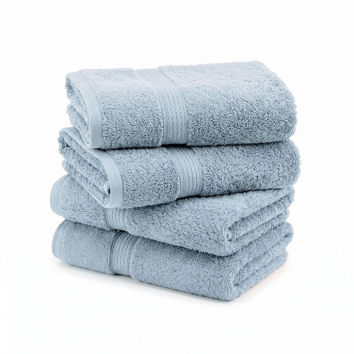 SUPERIOR Egyptian Cotton Plush & Absorbent, Hand Towel Set of 4, Cream