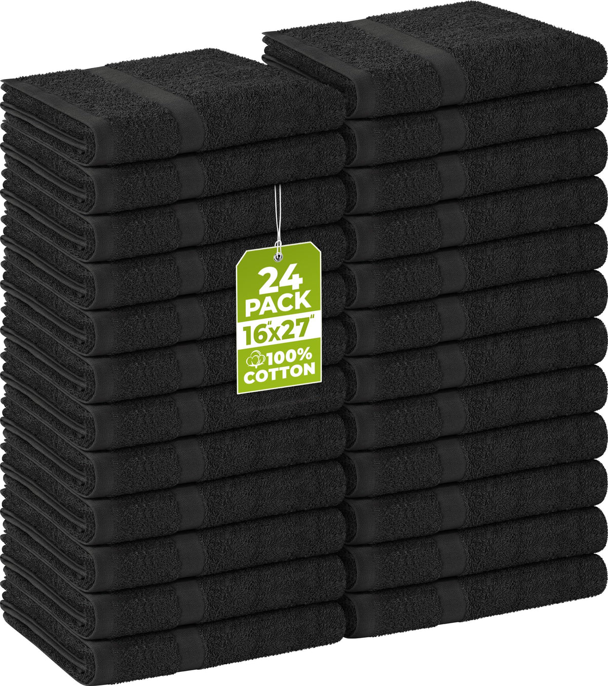 Utopia Towels Salon Towels, Pack of 12, 16x27 in, 100% Cotton, Grey