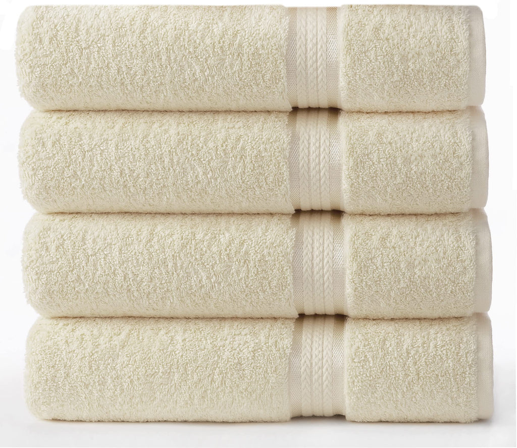 COTTON CRAFT Ultra Soft Hand Towels - 6 Pack 100% Ringspun Cotton Towel Set