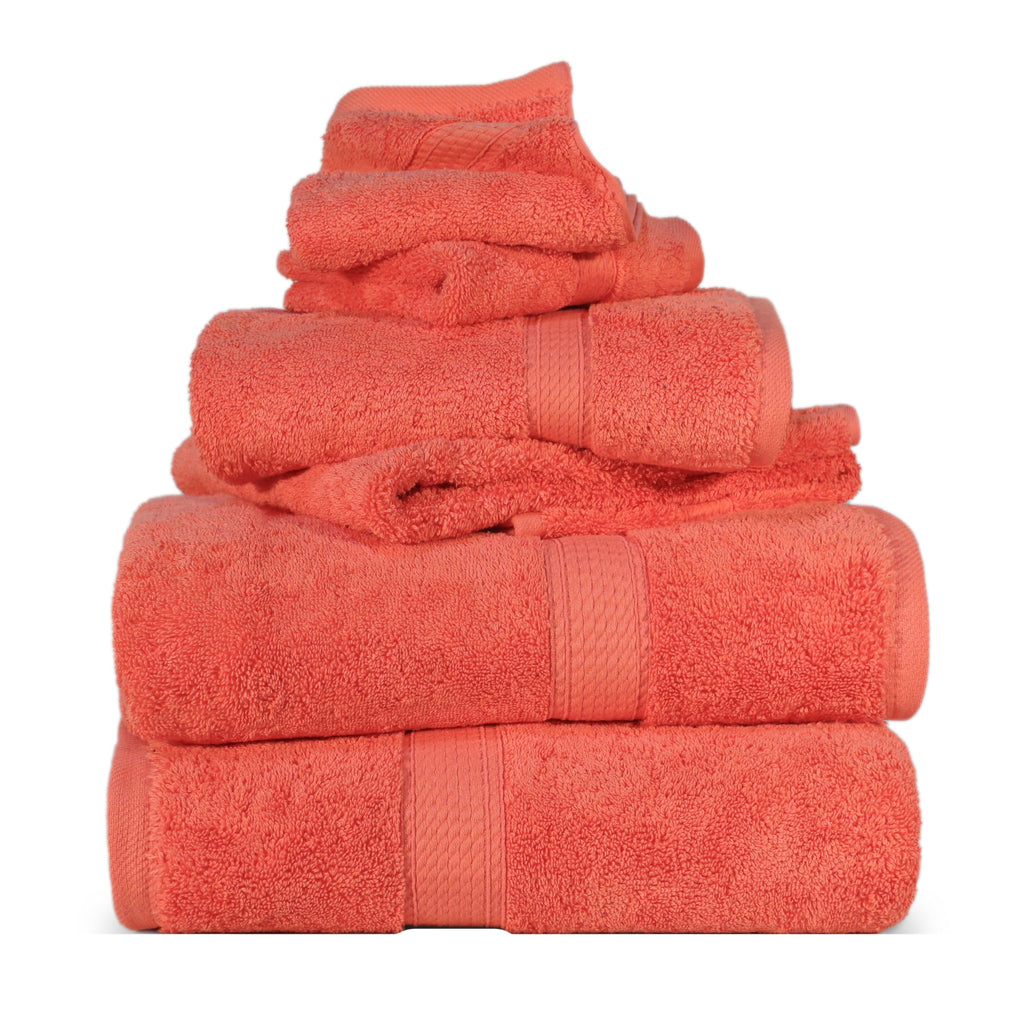 SUPERIOR Egyptian Cotton Plush & Absorbent, Hand Towel Set of 4, Cream