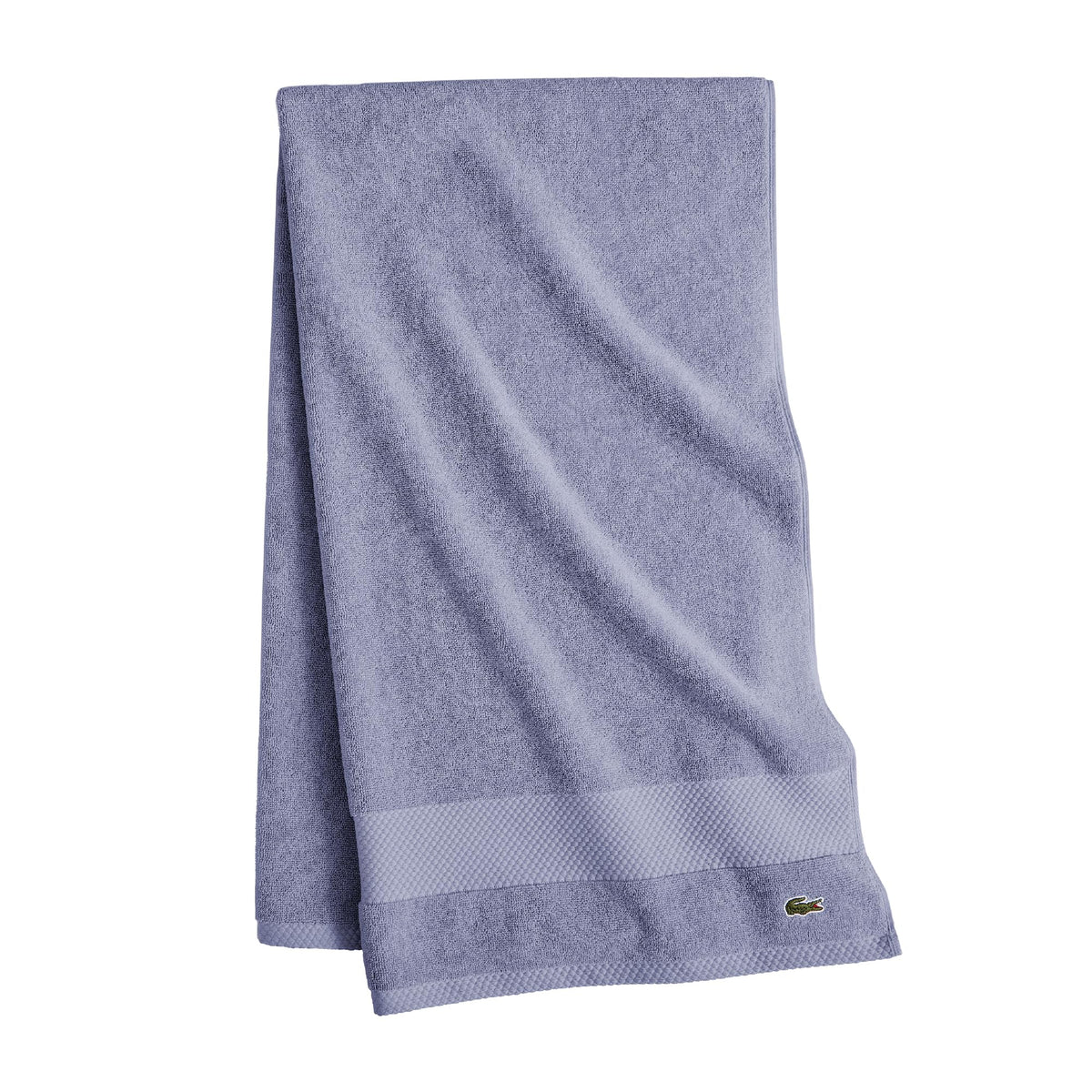 Lacoste Heritage 100% Supima Cotton Bath Towel 30" x 54", Celestial