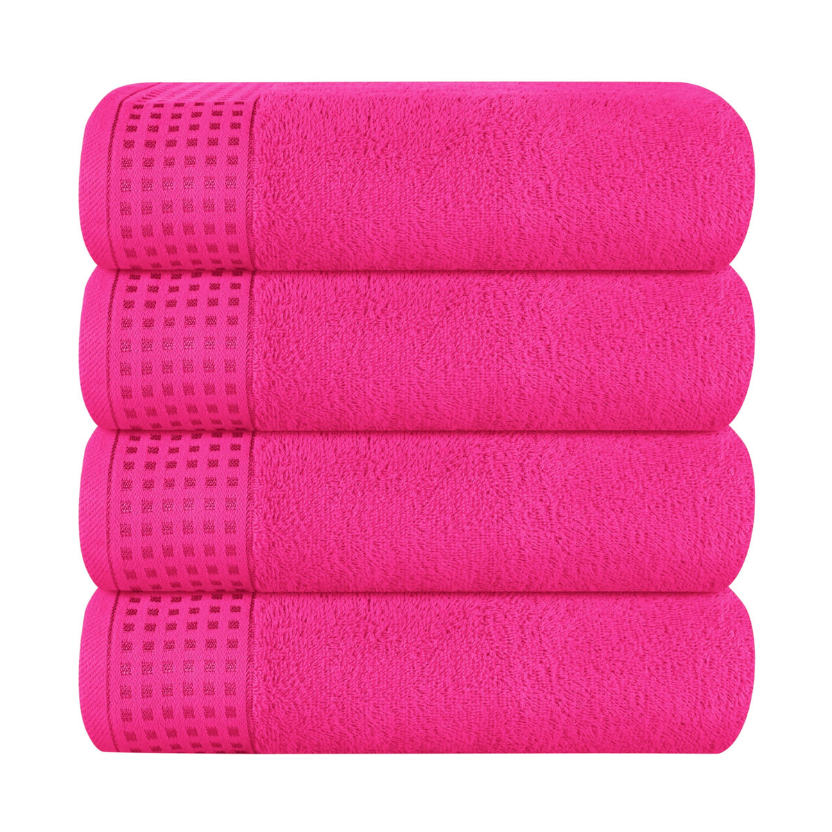 GLAMBURG 100% Cotton 2 Pack Oversized Bath Towel Set 28x55 Inches, Ultra Soft Highly Absorbant Compact Quickdry & Lightweight Large Bath Towels, Ideal for Gym Travel Camp Pool - Black