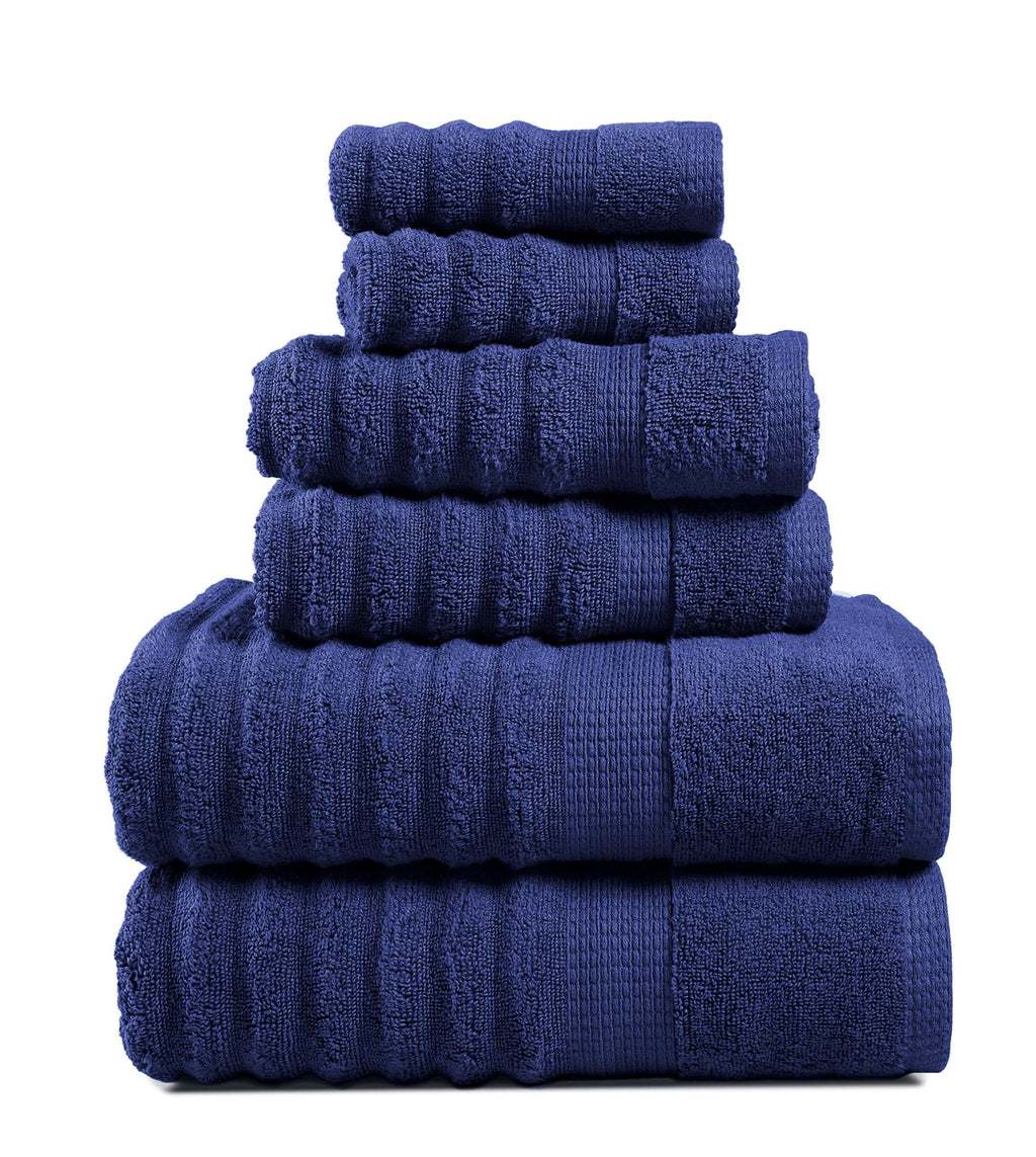 LANE LINEN Bath Towel Set Absorbent Quick Dry 100% Cotton - Wishful Mauve