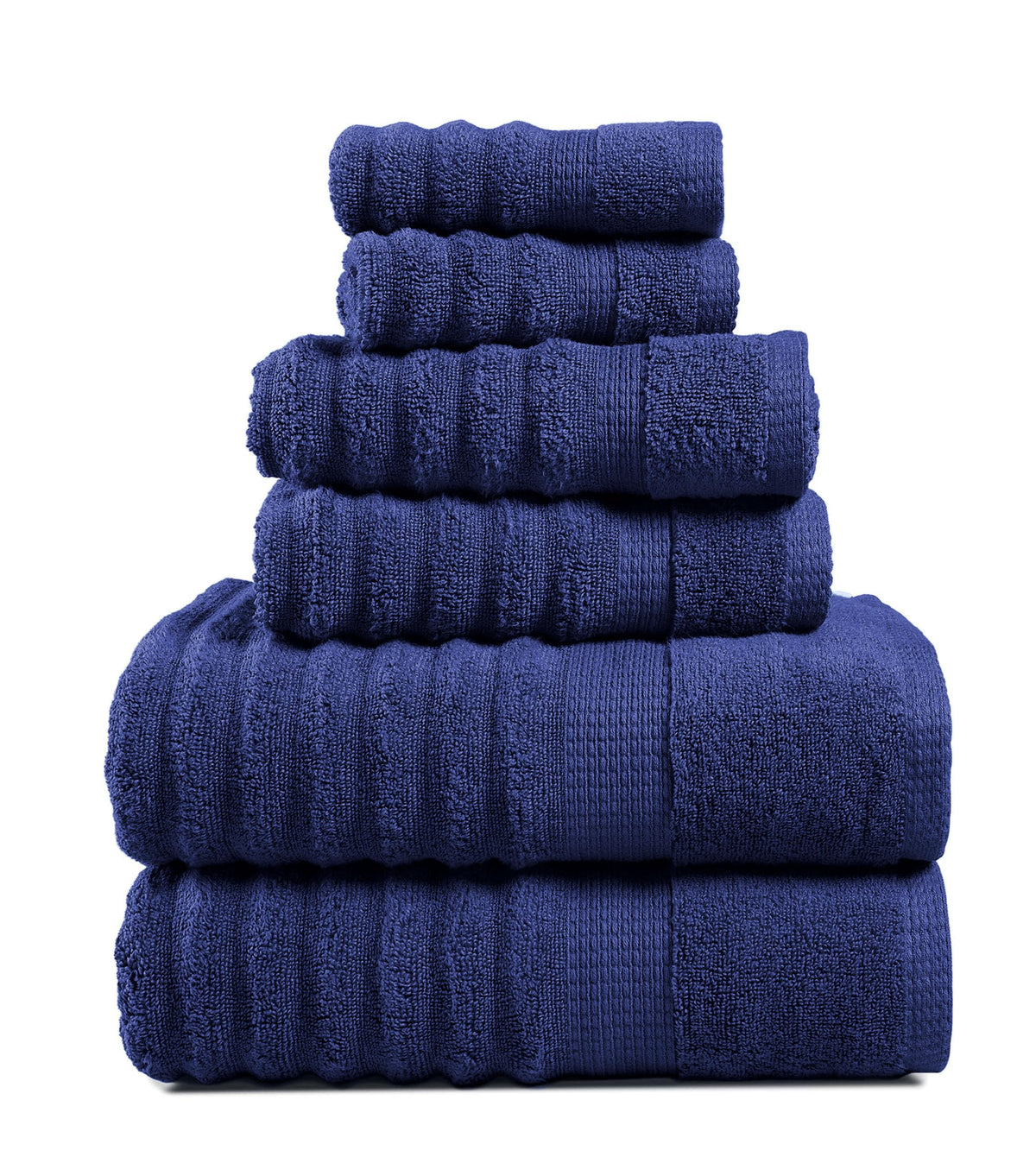 LANE LINEN Bath Towel Set Absorbent Quick Dry 100% Cotton - Wishful Mauve