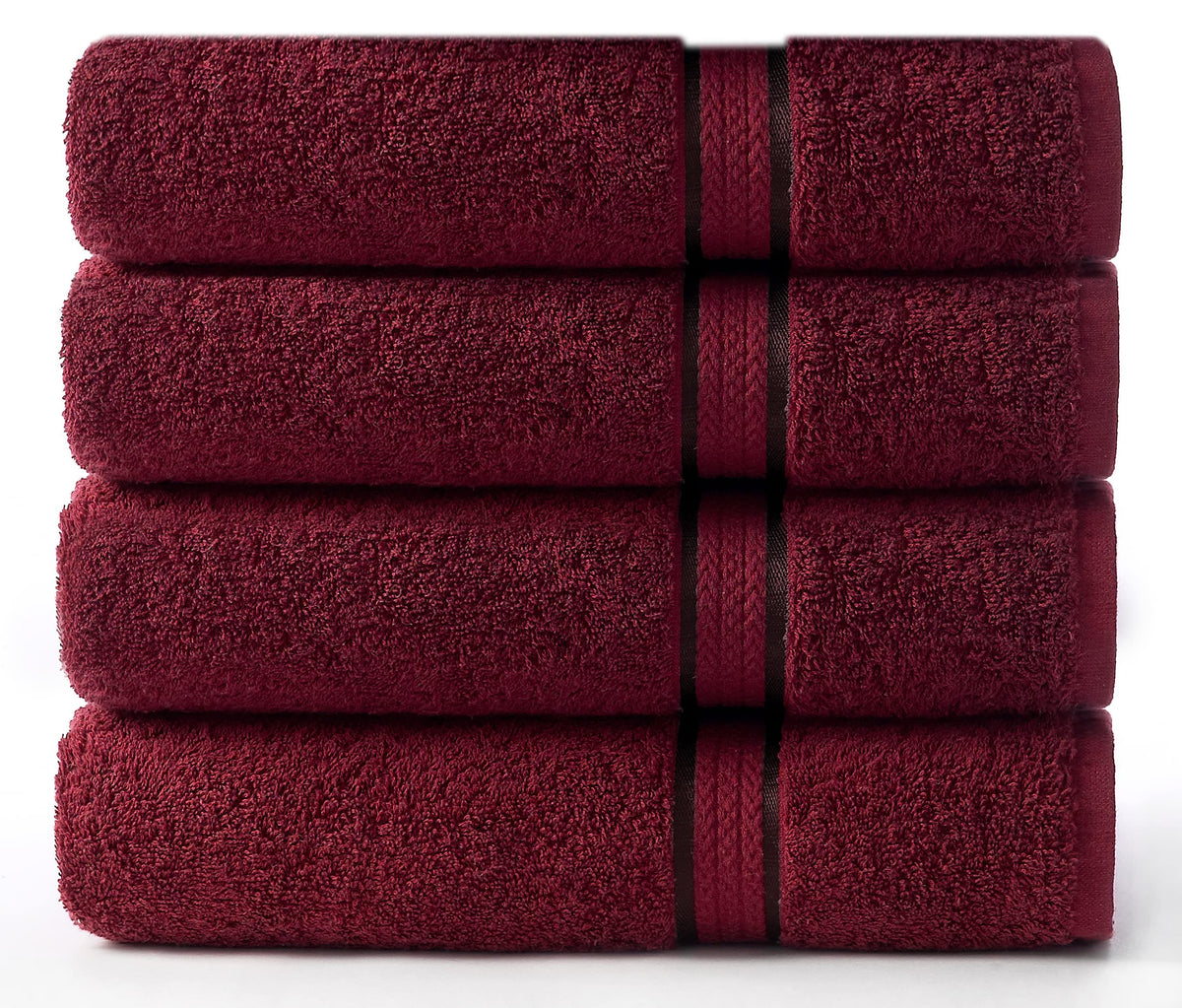 COTTON CRAFT Ultra Soft Hand Towels - 6 Pack 100% Ringspun Cotton Towel Set