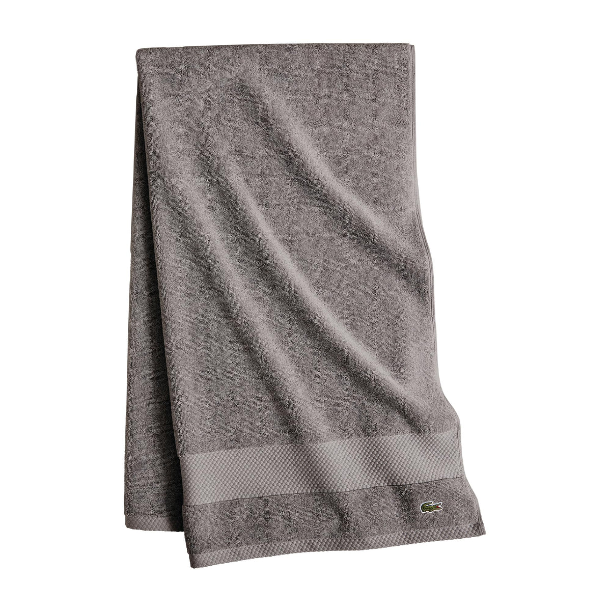 Lacoste Heritage 100% Supima Cotton Bath Towel 30" x 54", Celestial