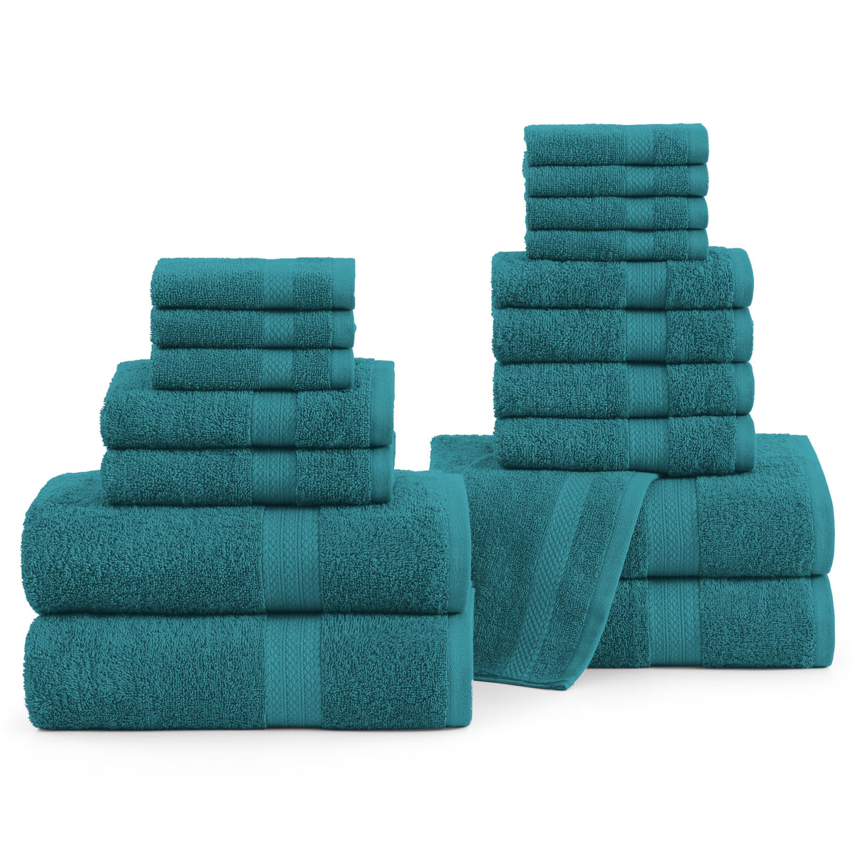 LANE LINEN Bath Towel Set Absorbent Quick Dry 100% Cotton - Wishful Mauve