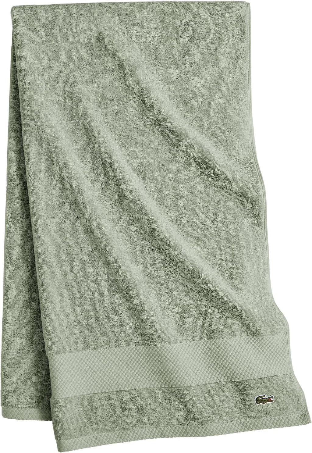 Lacoste Heritage 100% Supima Cotton Bath Towel 30" x 54", Celestial